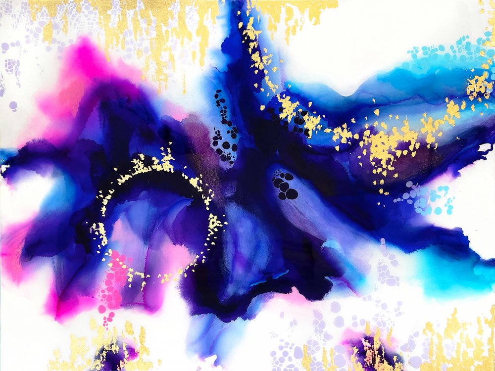 Remolino cósmico vibrante de Alyson Storms