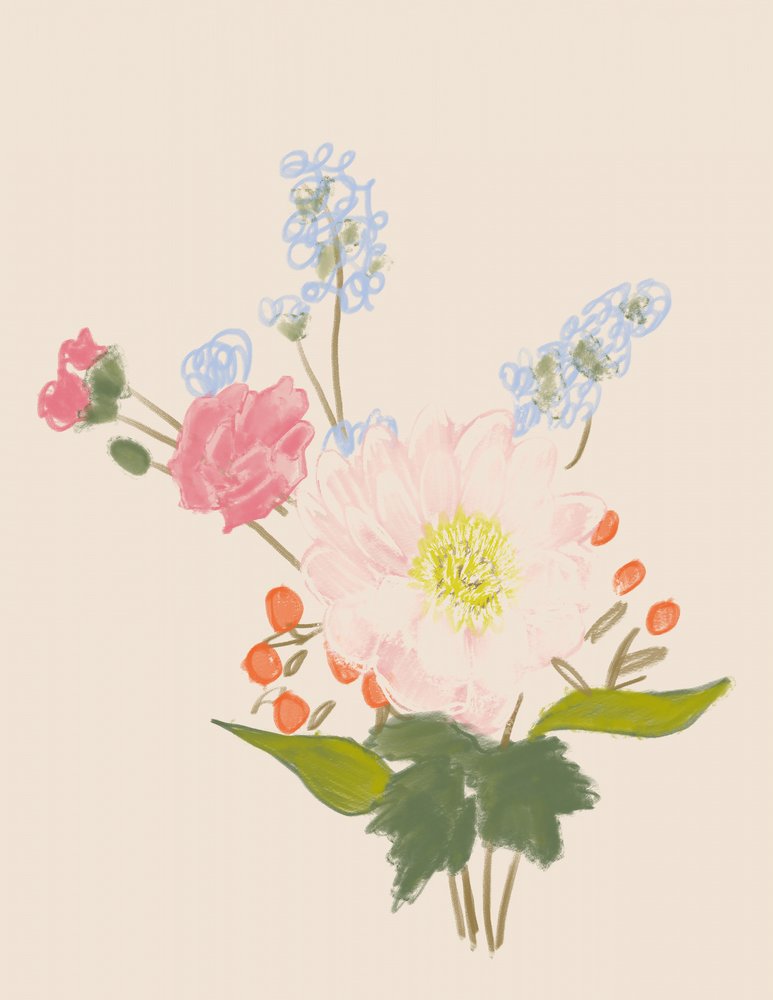 Ramo floral delicado de Alyssa Hamilton