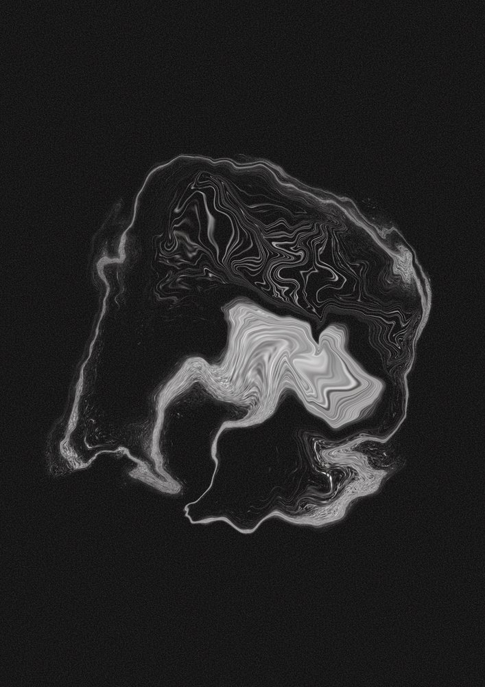 Remolino gris dinámico de Amy Louise Baker