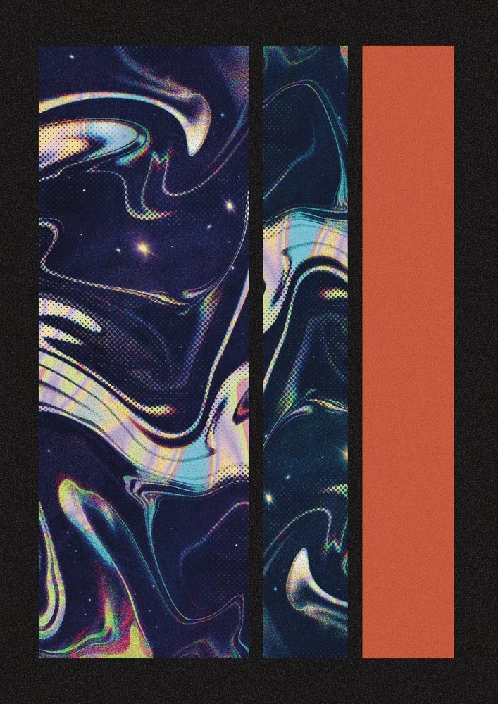 Galaxy Color Block de Amy Louise Baker