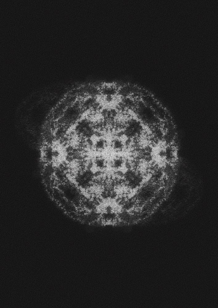 Orbe abstracto luminoso de Amy Louise Baker