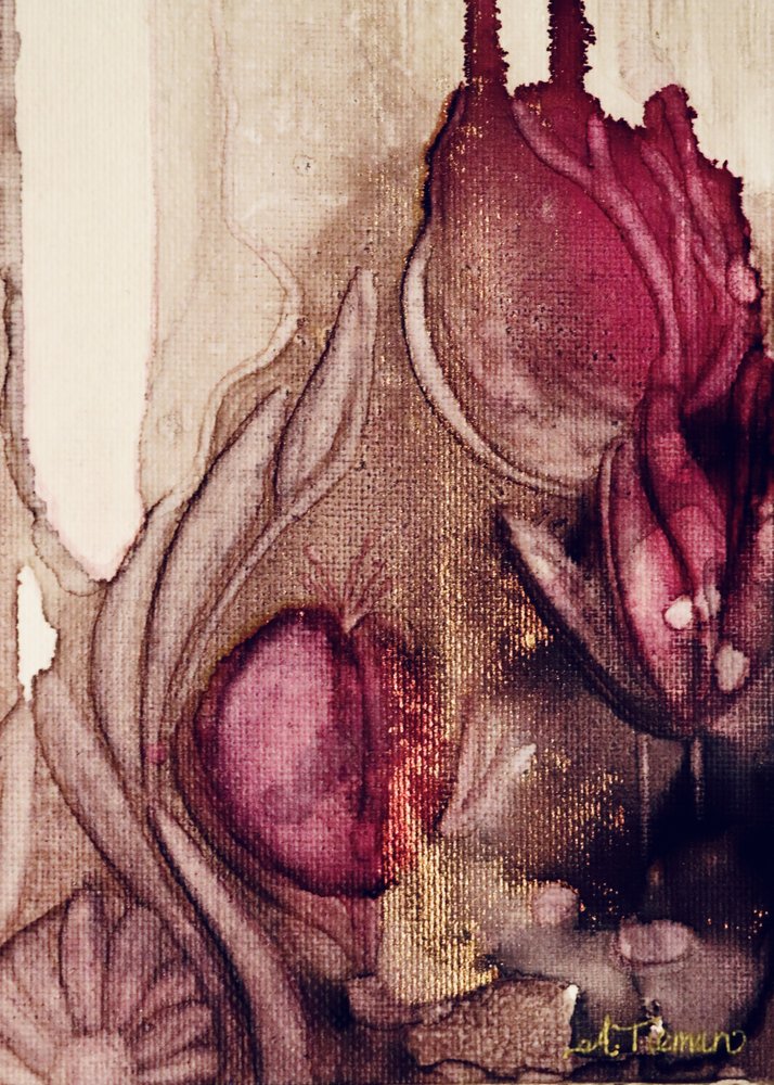 Tulipanes dorados de ensueño de Amy Tieman