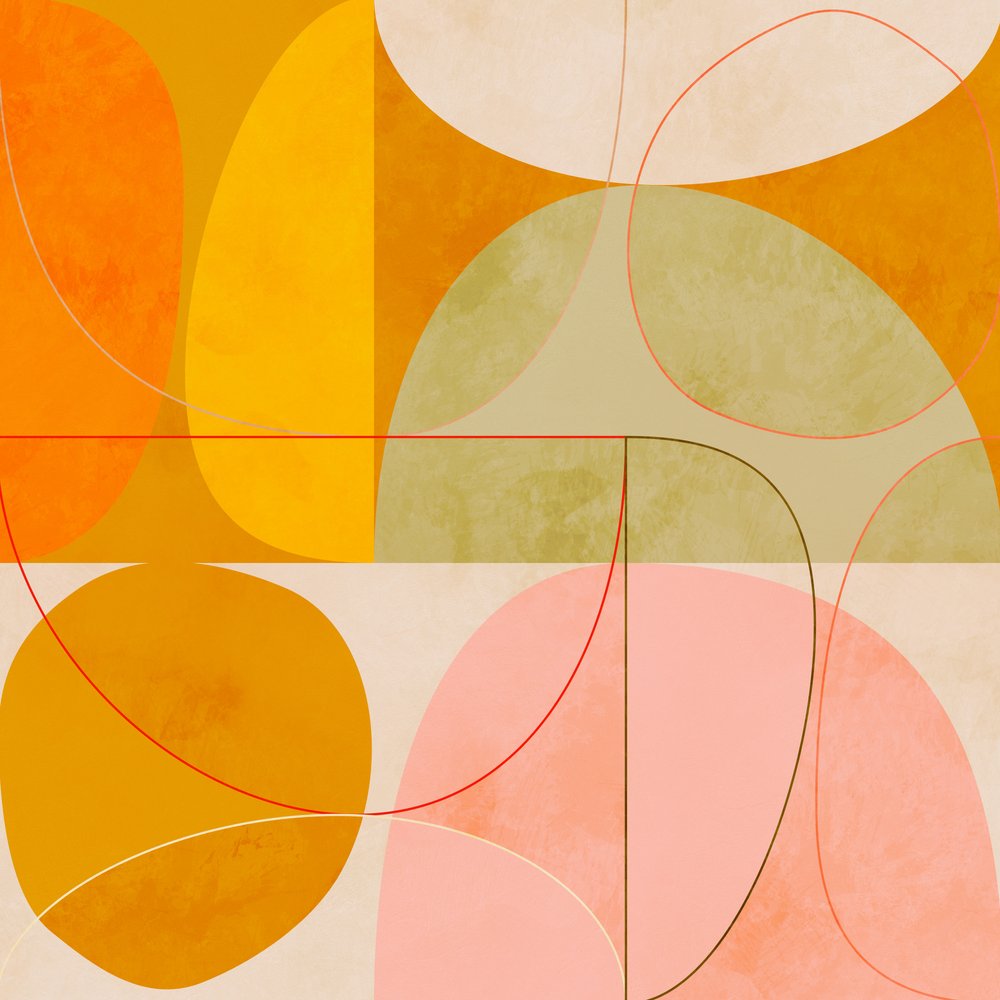 Amarillo curry de mediados de siglo, tono rosado, primavera 2 de Ana Rut Bre