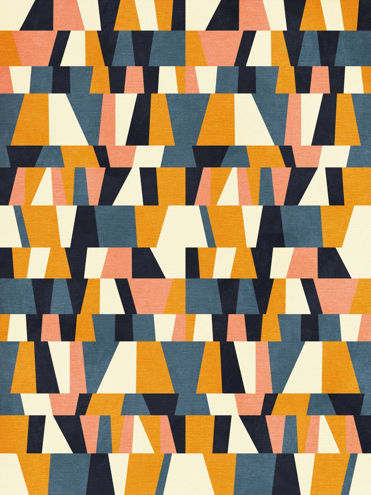 Rainbow Plus Shapes  Azul mostaza 14 de Ana Rut Bre