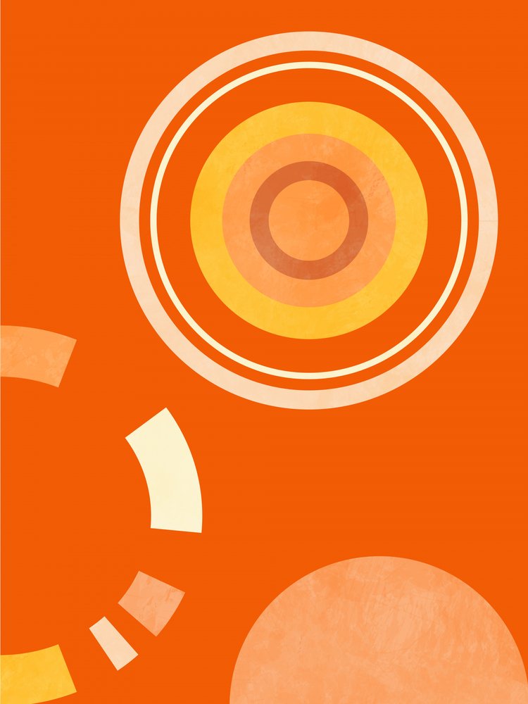 Primavera: Rapsodia naranja 4 de Ana Rut Bre