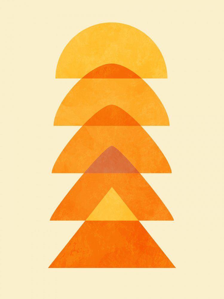 Primavera: Rapsodia naranja 5 de Ana Rut Bre