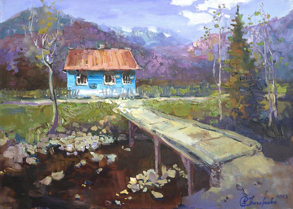 Arroyo de Blue House Mountain de Anastasiia Grygorieva