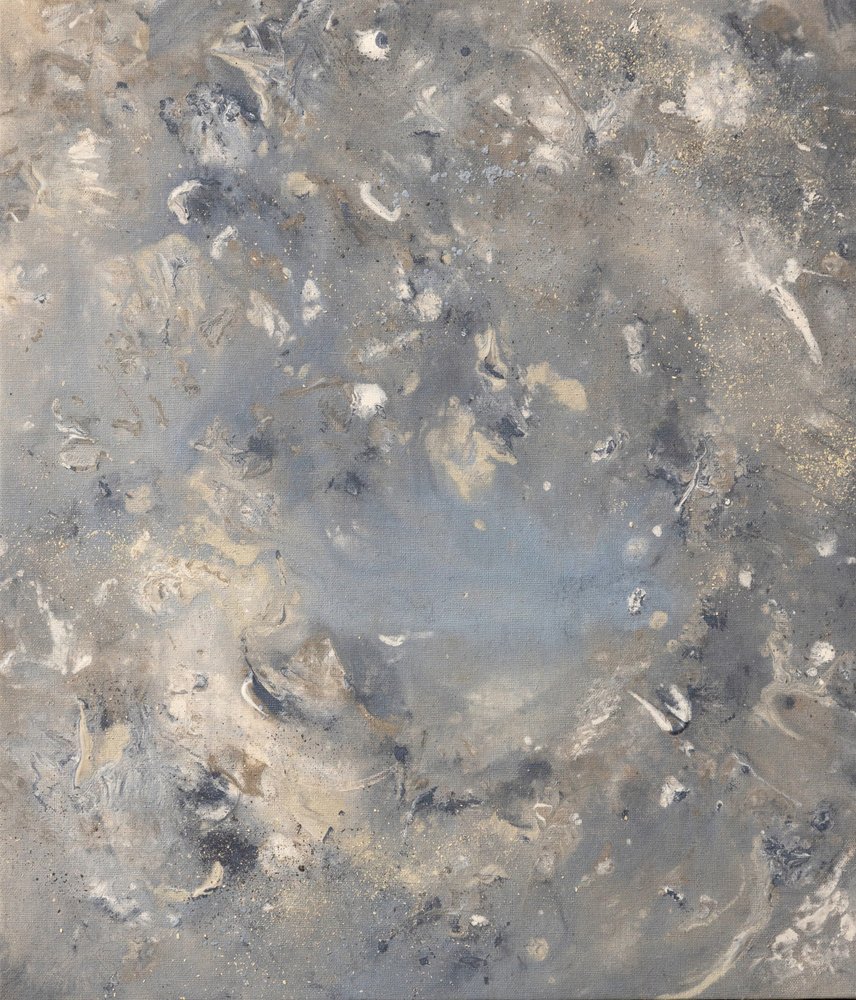 Flujo azul grisáceo suave de Anastasiya Devochkina