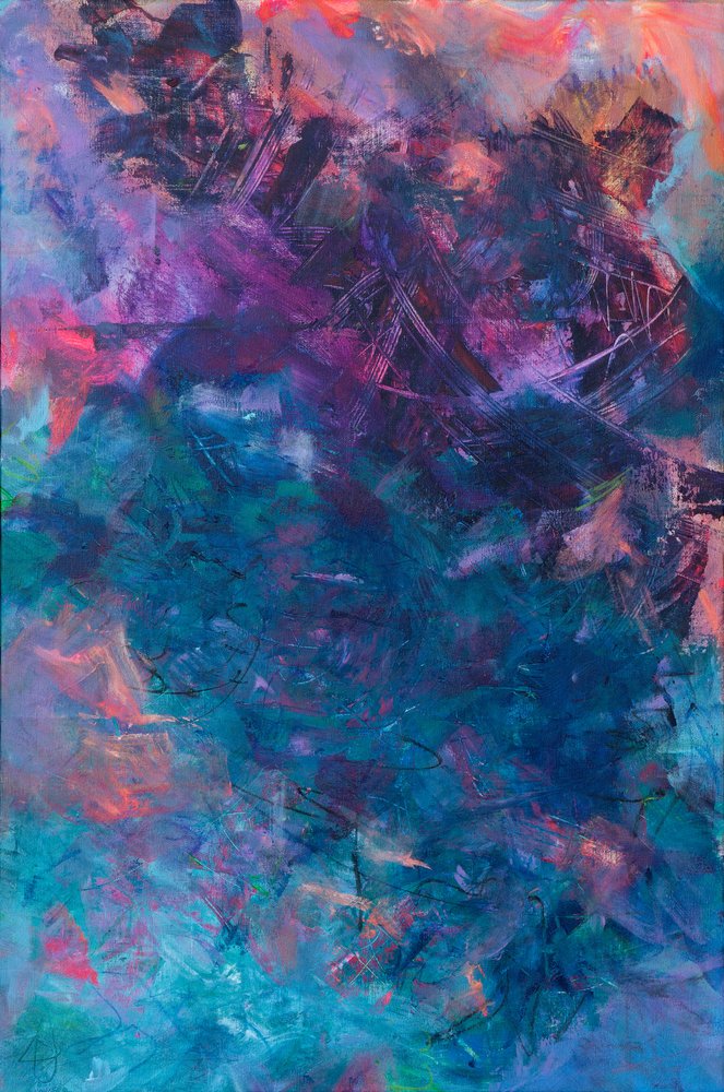 Flujo abstracto vibrante de Anastasiya Devochkina