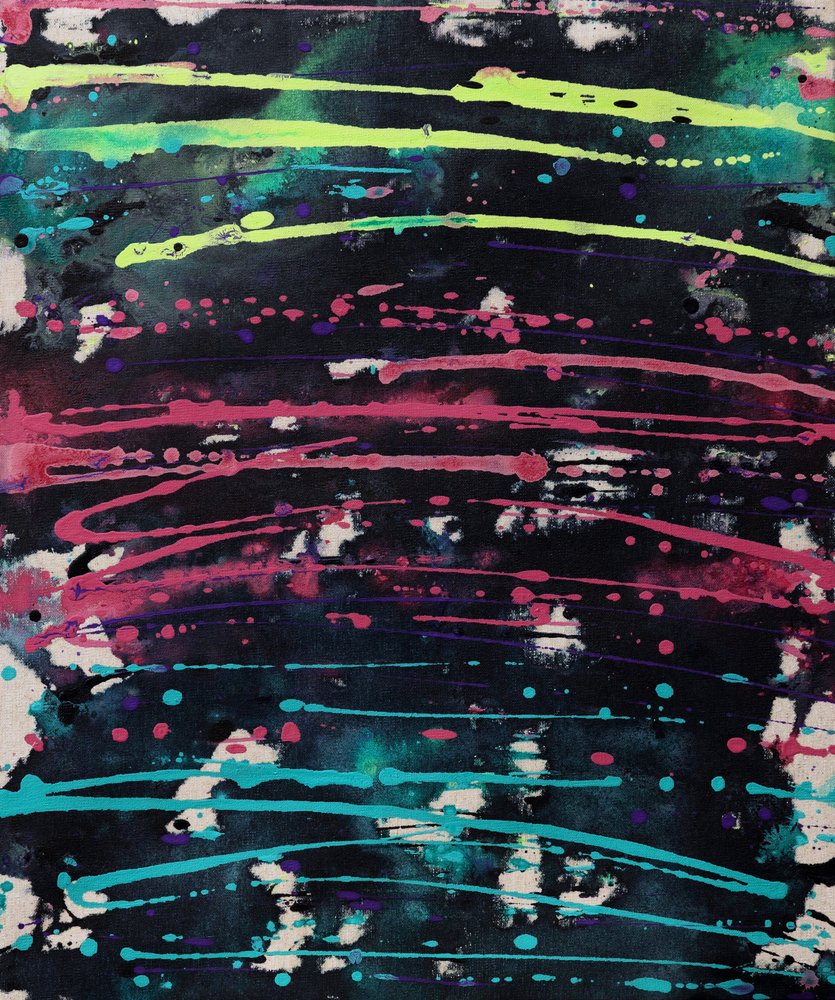 Líneas de goteo de colores vivos de Anastasiya Devochkina