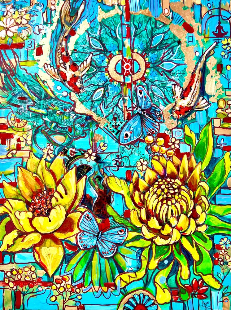 Koi: Flor de mariposa de Anda Bieza
