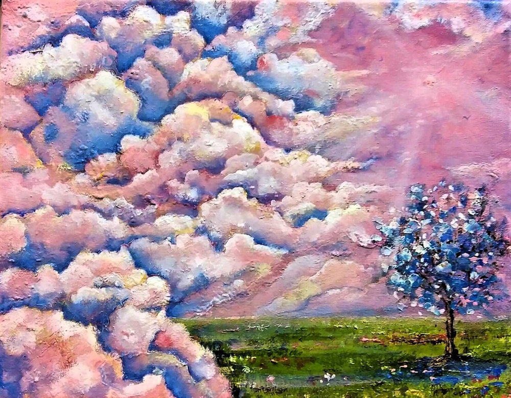 Cielo rosa, árbol azul de Anda Bieza