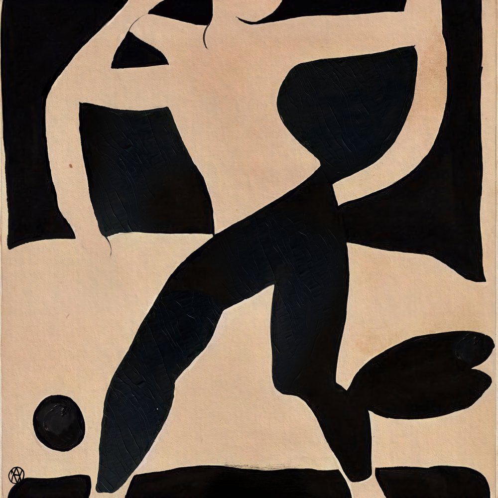 Figura abstracta dinámica de André Viana