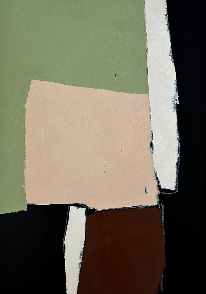 Formas abstractas y terrosas de Andrea Reichhart