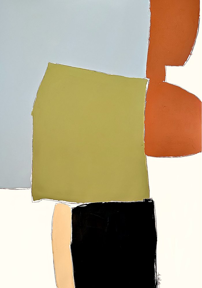 Formas abstractas en tonos apagados de Andrea Reichhart