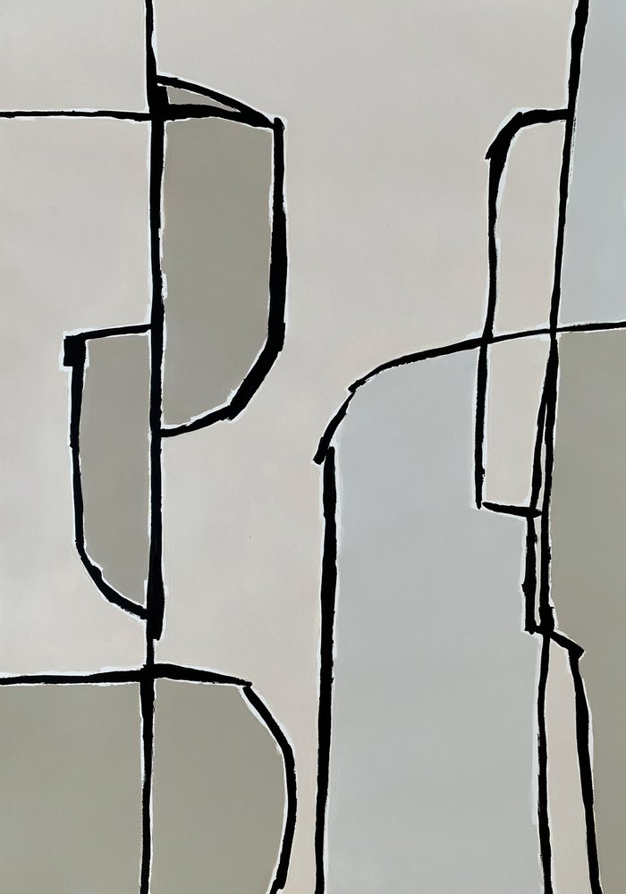 Formas abstractas neutras de Andrea Reichhart