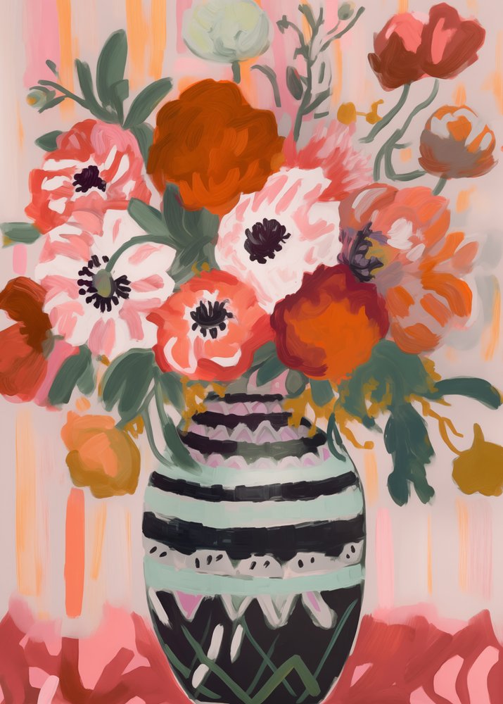 Ramo floral lleno de colorido de Andreas Magnusson