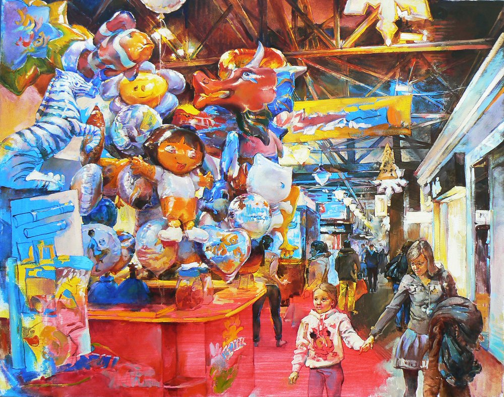 Globos de colores del mercado de Andrii Kutsachenko