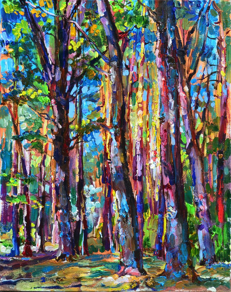 Luz vibrante del bosque de Andrii Kutsachenko