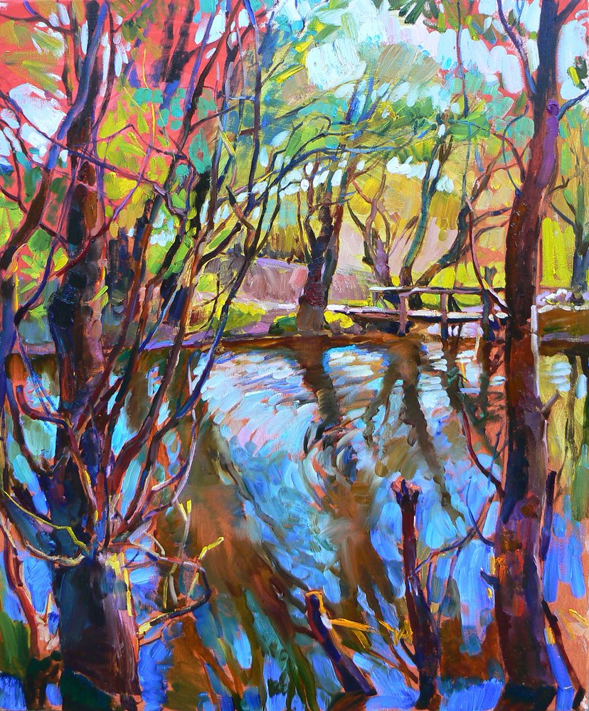 Reflejos del bosque en todo su esplendor de Andrii Kutsachenko