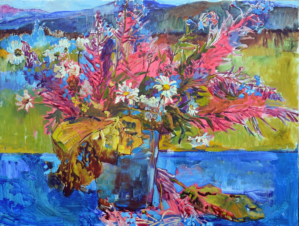 Ramo de flores silvestres de colores vivos de Andrii Kutsachenko