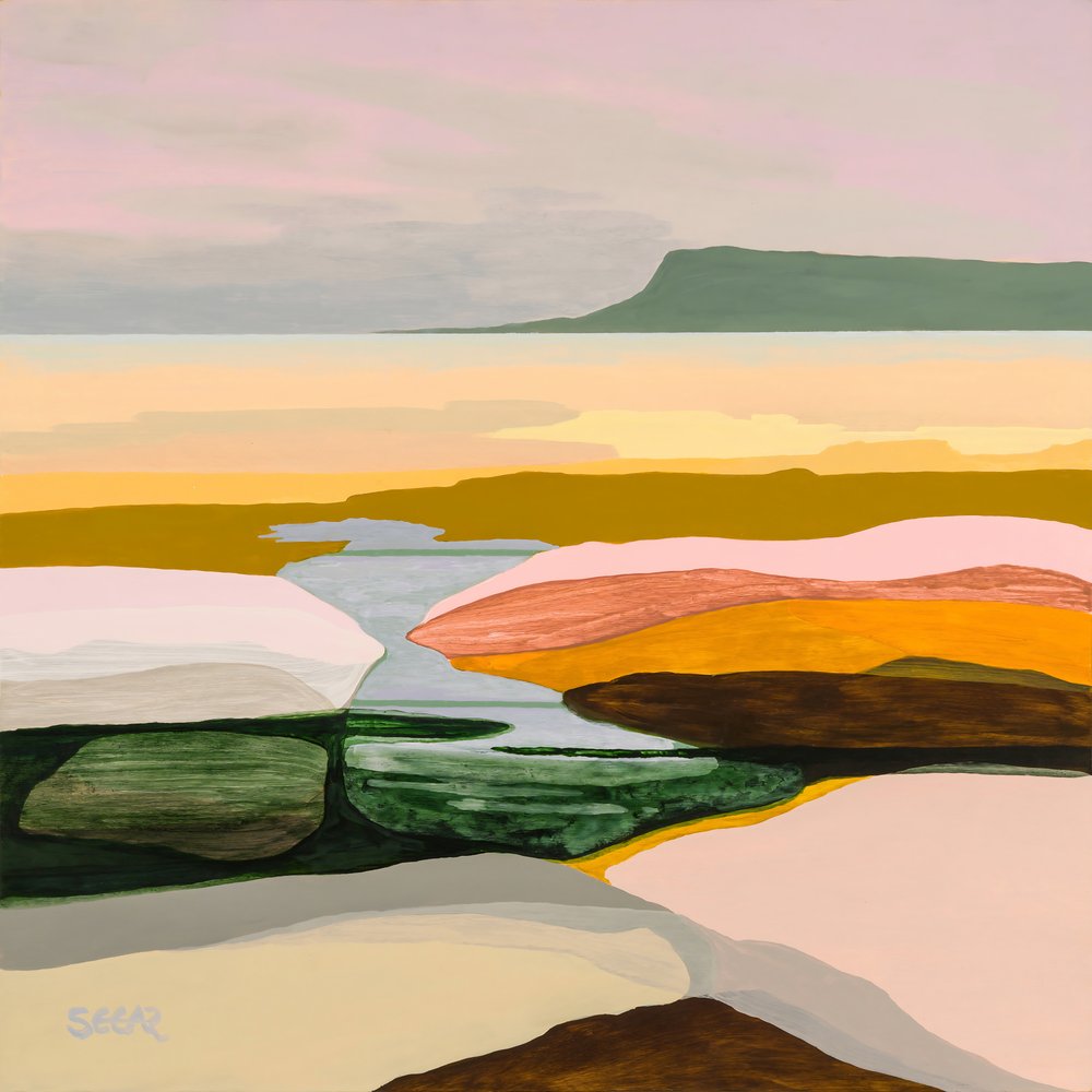 Paisaje abstracto y sereno de Angela Seear
