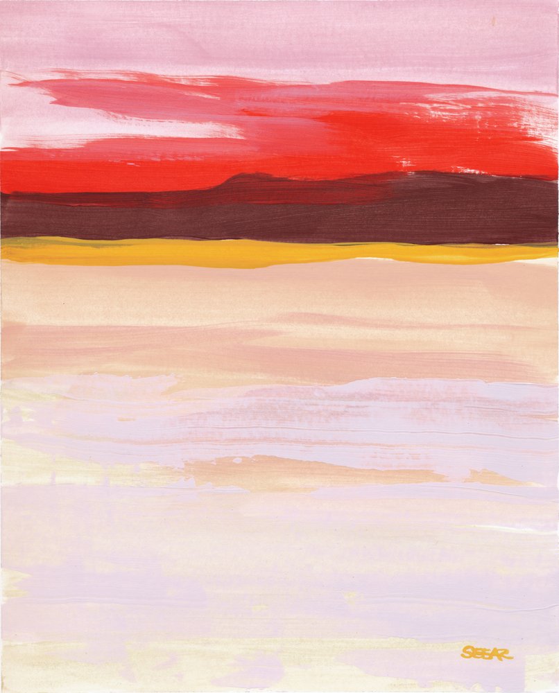 Horizonte abstracto y vibrante de Angela Seear