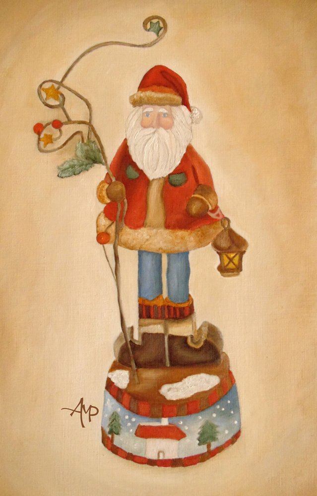 Papá Noel navideño y divertido de Angeles M. Pomata