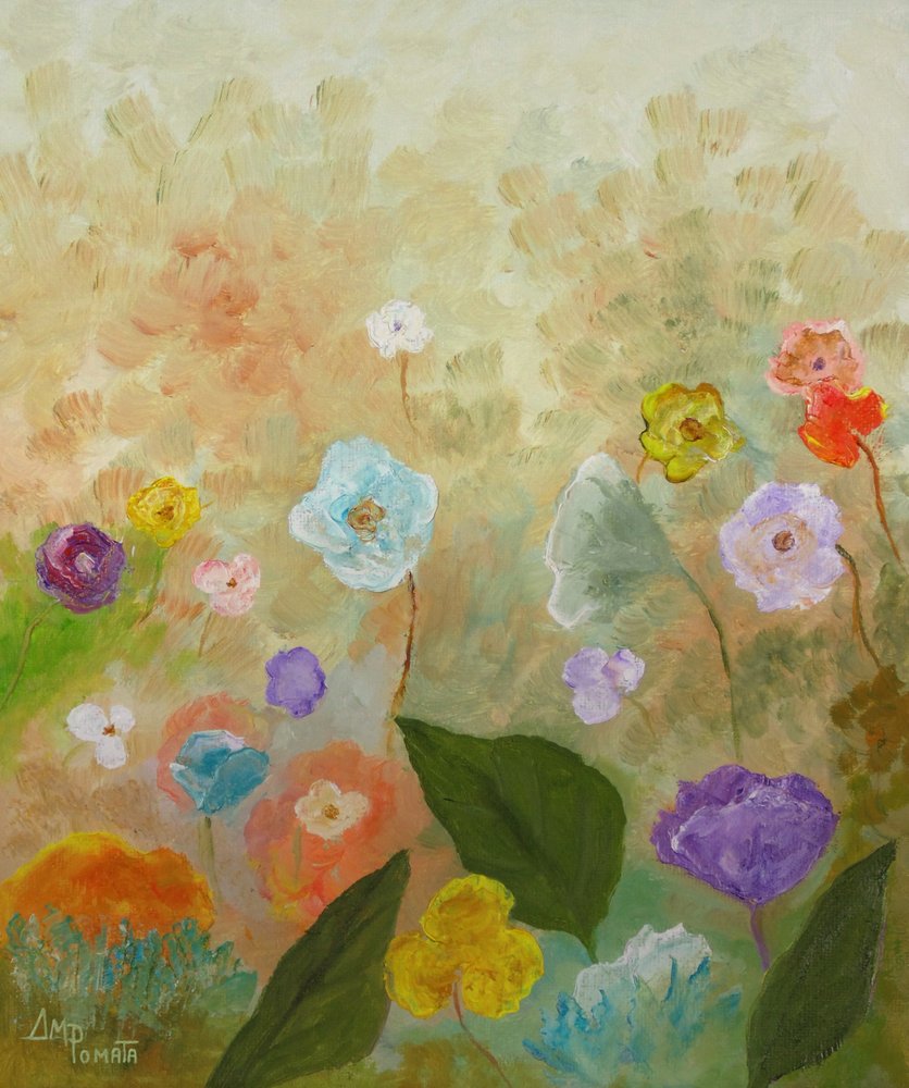 Campo de flores de ensueño de Angeles M. Pomata