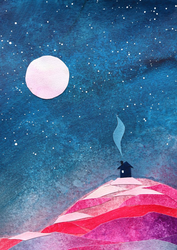 Una acogedora casa bajo la luna de Ania Witwitzka
