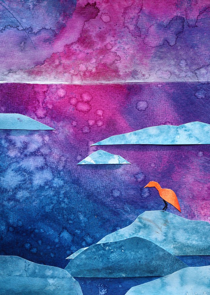 El pájaro naranja de ensueño de Ania Witwitzka