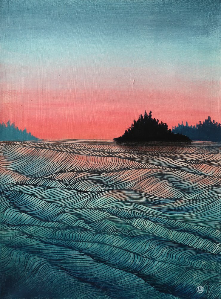 Luz del atardecer 4 de Ania Witwitzka