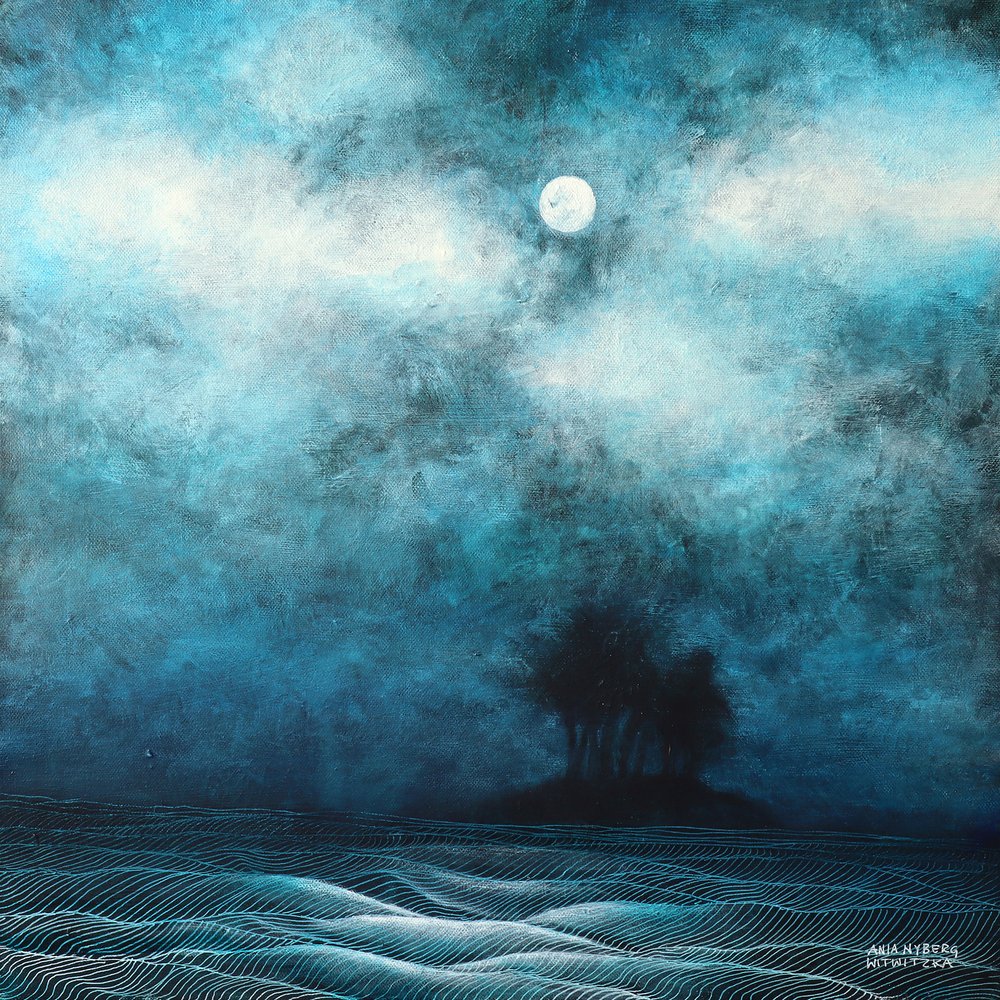 Noche de luna en la isla de Ania Witwitzka