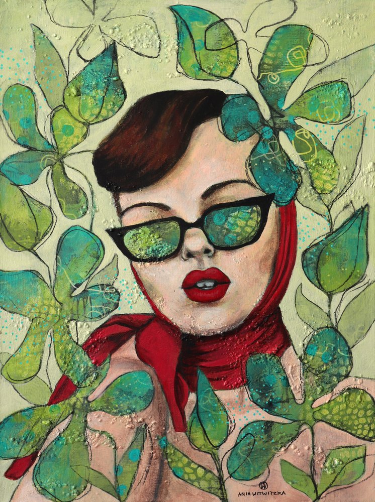 Estilo botánico retro de Ania Witwitzka
