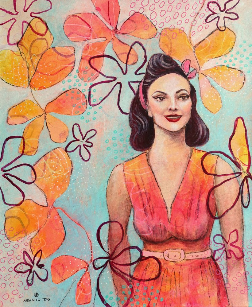 Retro Lady 5 de Ania Witwitzka