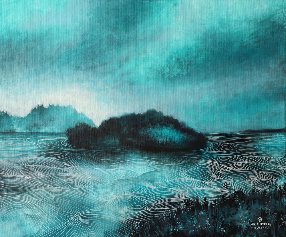 Las tranquilas aguas de la isla de Teal de Ania Witwitzka