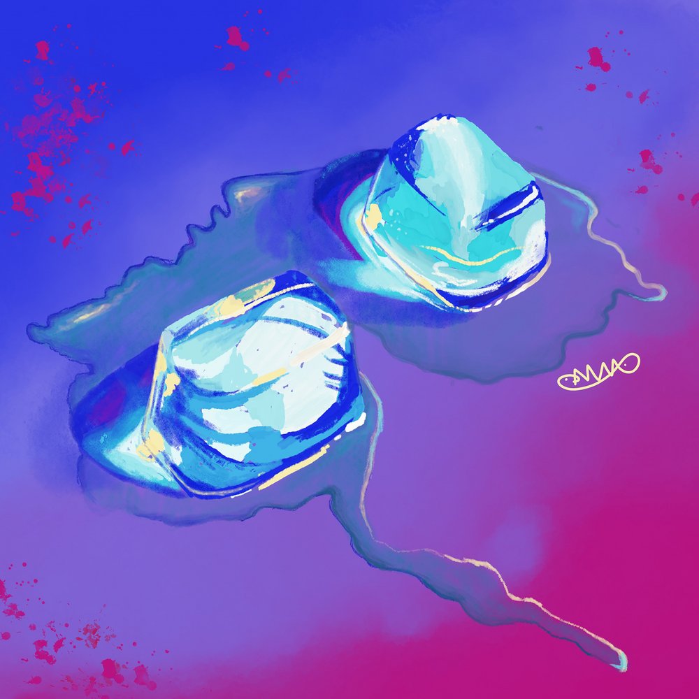 Azul helado derretido de Anna Viklund