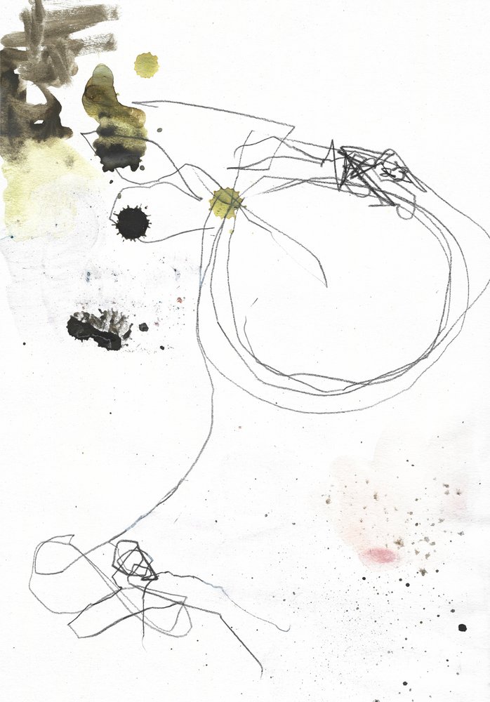 Flujo de tinta abstracto de Annick