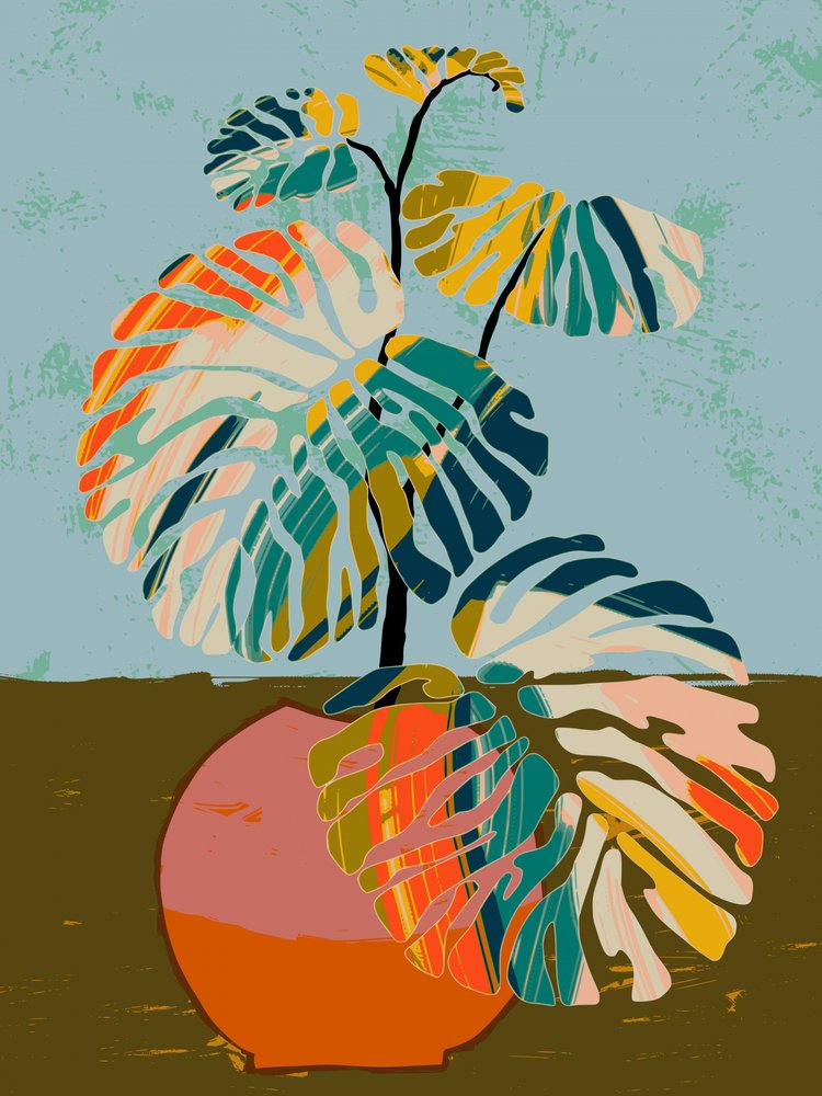 Resumen: Monstera tropical de Annick