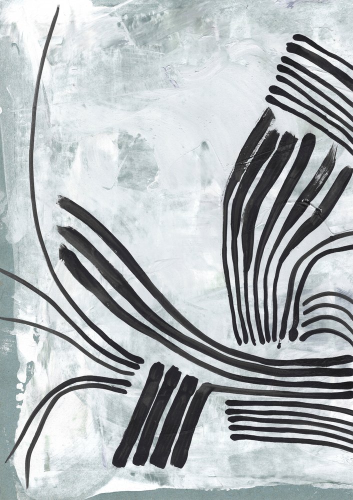Líneas abstractas dinámicas de Annick