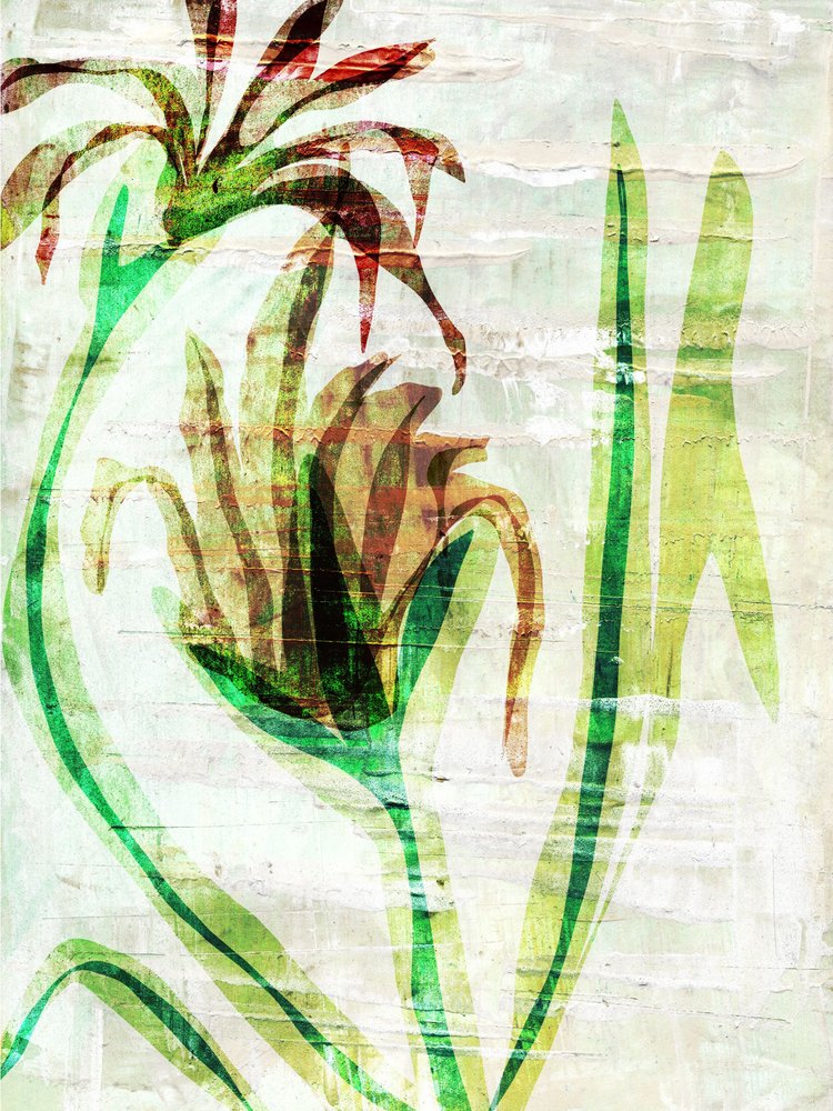 Flores de jardín en capas de Annick