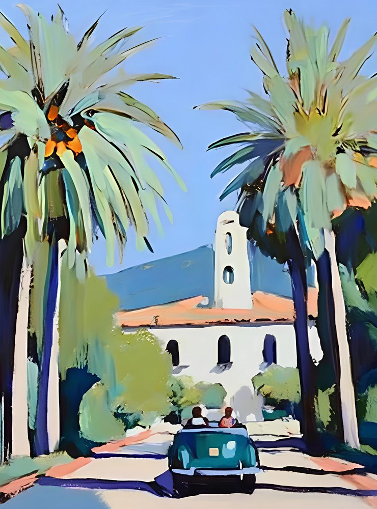 California Palm Road de Avanesova Elena
