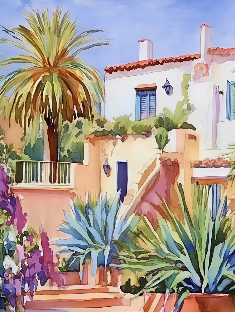 Villa soleada de estilo mediterráneo de Avanesova Elena