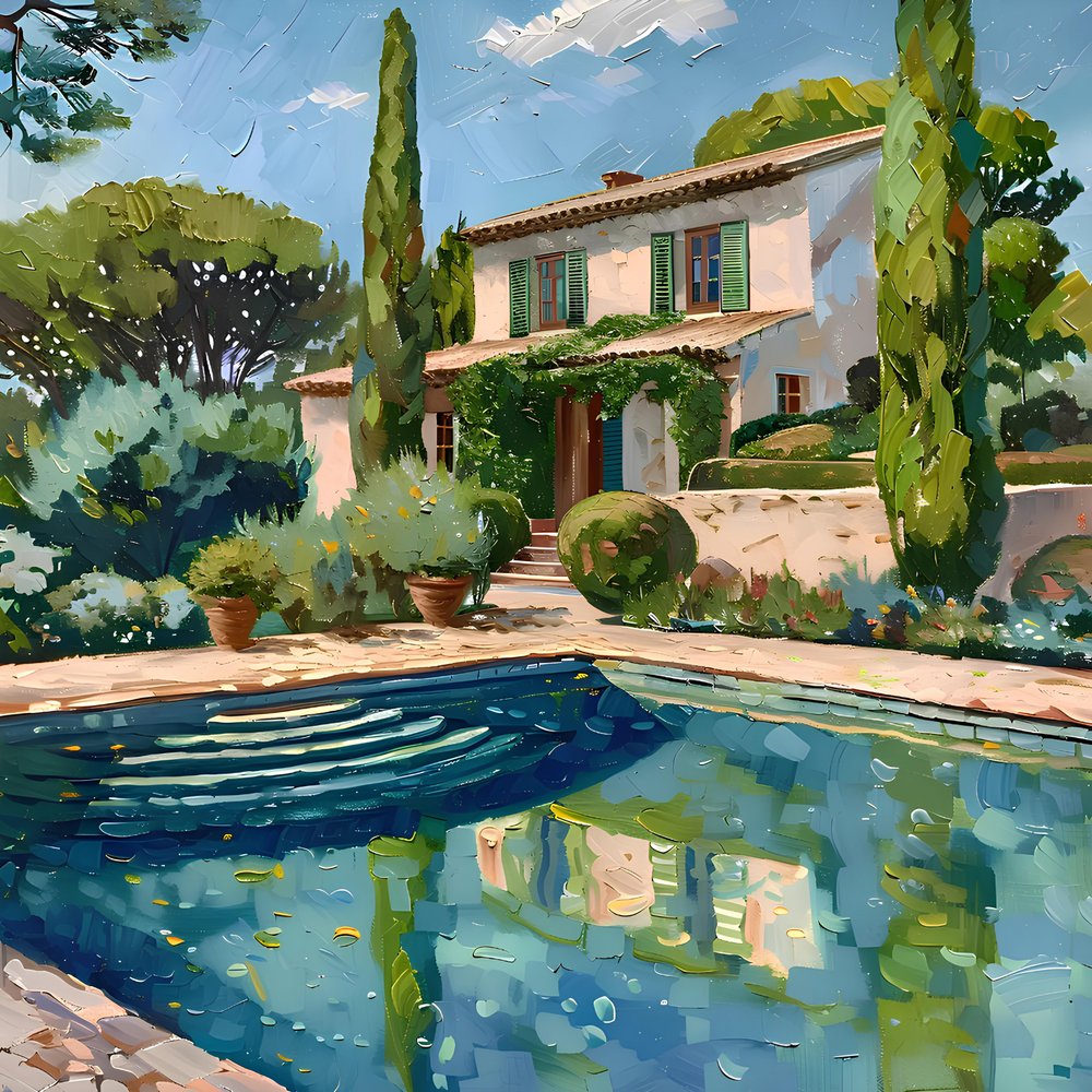 Villa soleada de estilo mediterráneo de Avanesova Elena