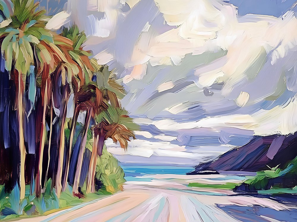 Carretera de la Playa Tropical de Avanesova Elena
