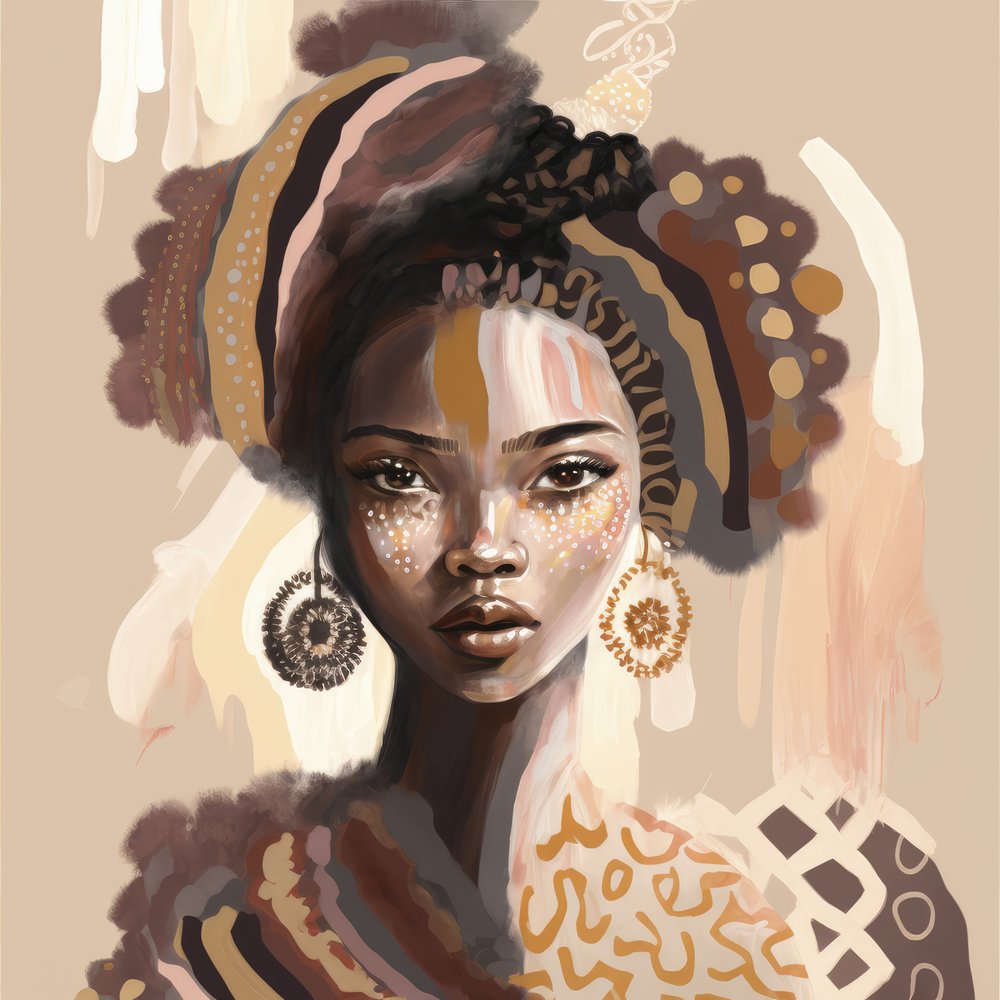 Retrato de una mujer elegante de Bella Eve