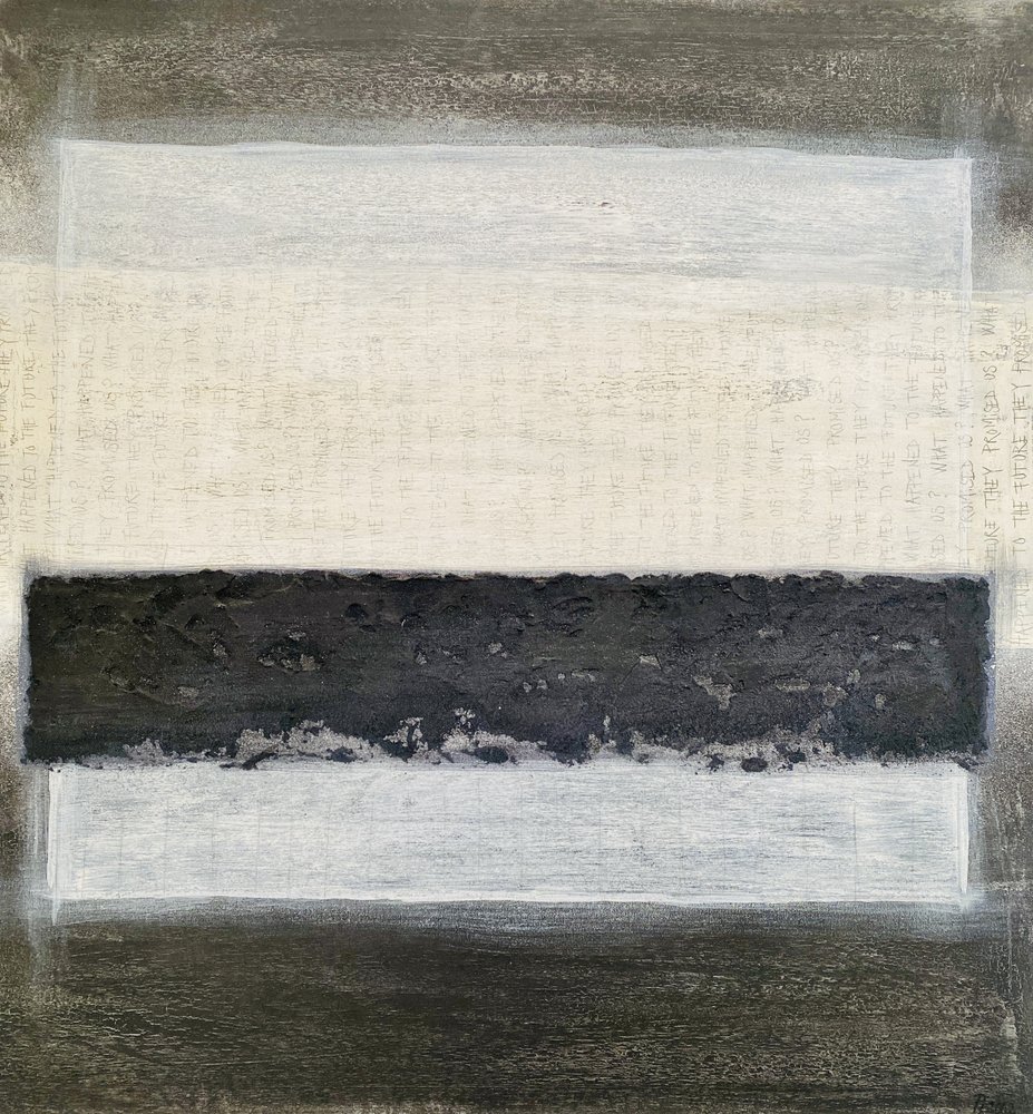Neutros abstractos en capas de Berit Pihl