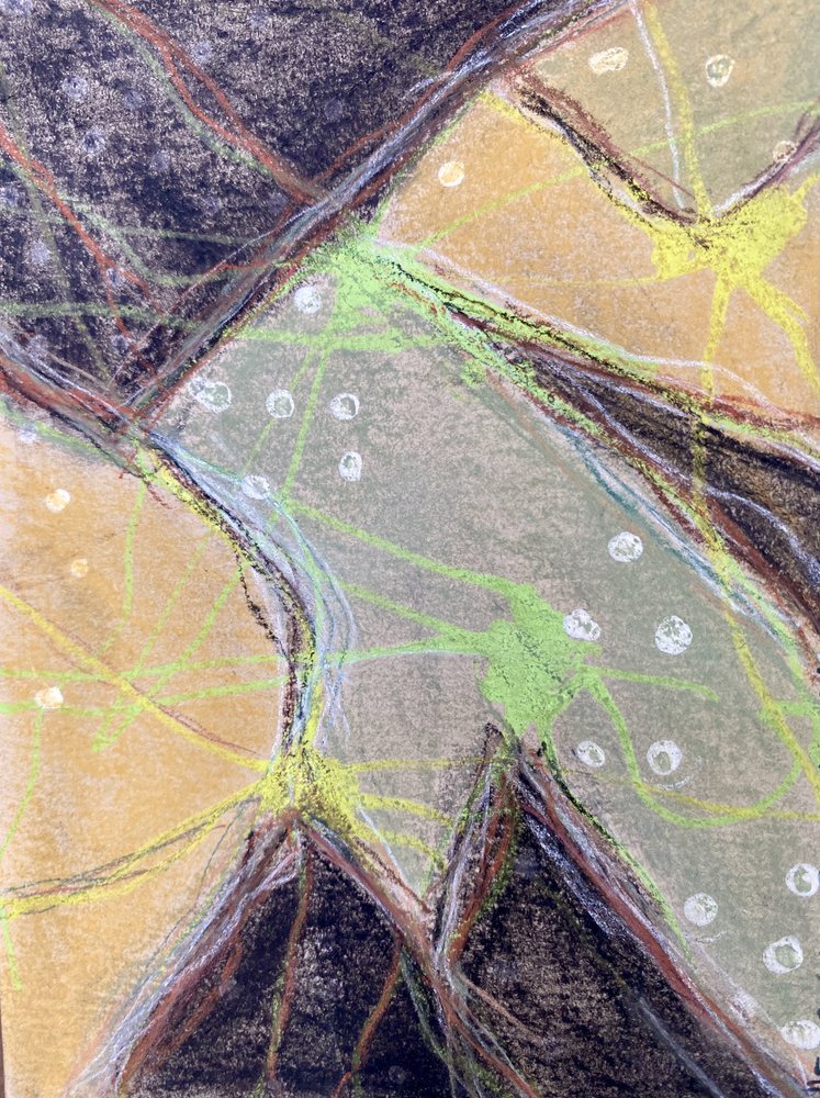 Campos abstractos en tonos pastel de Berit Pihl
