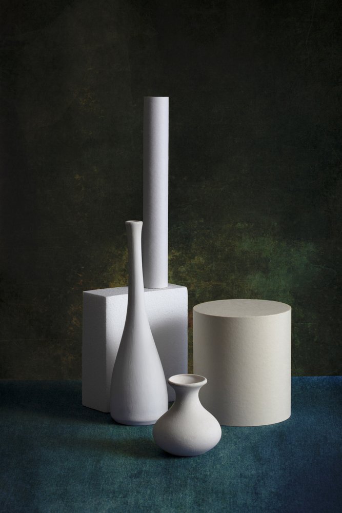 Elegantes jarrones geométricos de Brig Barkow