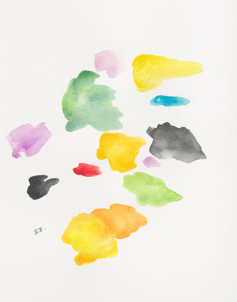 Formas fluidas y coloridas de Bronwyn Baker